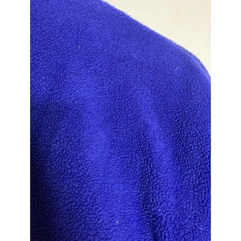 VINTAGE Patagonia Fleece Blue Made in USA Men's Large Distressed READ
